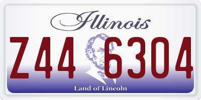 IL license plate Z446304