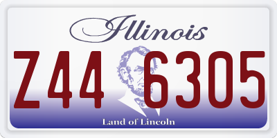 IL license plate Z446305