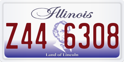 IL license plate Z446308