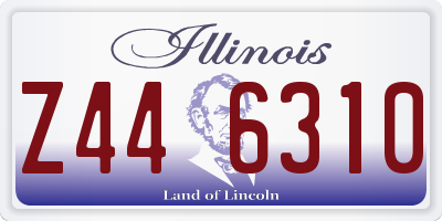 IL license plate Z446310