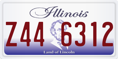 IL license plate Z446312