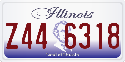 IL license plate Z446318