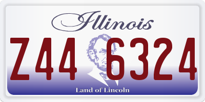 IL license plate Z446324