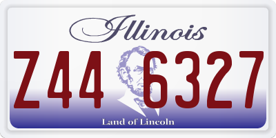 IL license plate Z446327