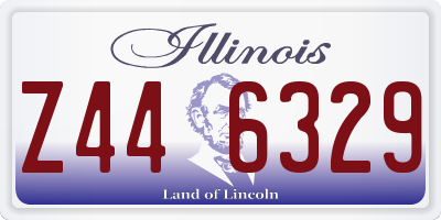IL license plate Z446329