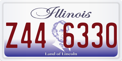IL license plate Z446330