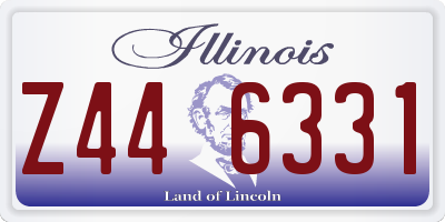 IL license plate Z446331