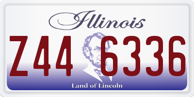 IL license plate Z446336