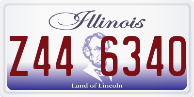 IL license plate Z446340