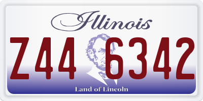 IL license plate Z446342
