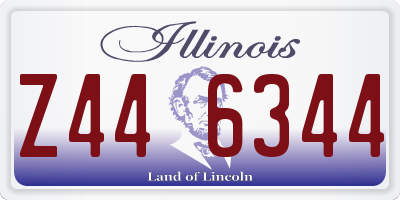 IL license plate Z446344
