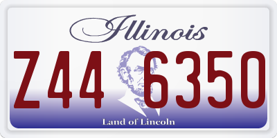 IL license plate Z446350