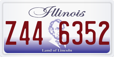 IL license plate Z446352