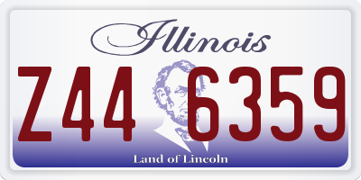 IL license plate Z446359