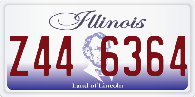 IL license plate Z446364