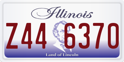 IL license plate Z446370