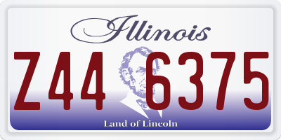 IL license plate Z446375