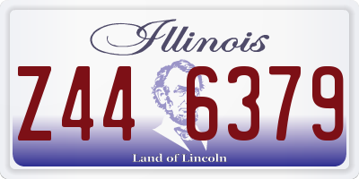 IL license plate Z446379