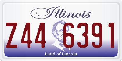 IL license plate Z446391
