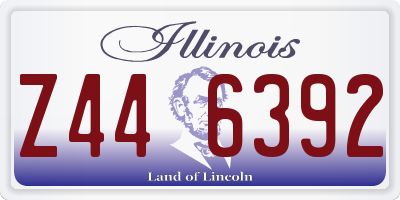 IL license plate Z446392