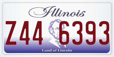 IL license plate Z446393