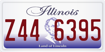 IL license plate Z446395