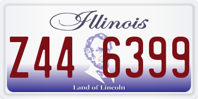 IL license plate Z446399