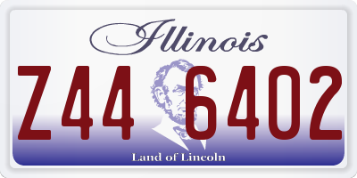 IL license plate Z446402