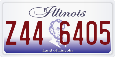 IL license plate Z446405