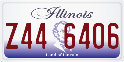 IL license plate Z446406