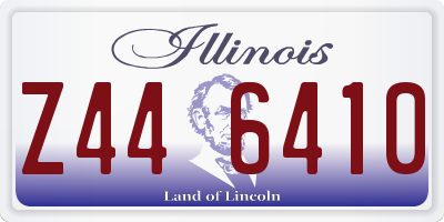 IL license plate Z446410
