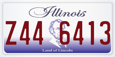 IL license plate Z446413