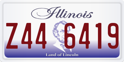 IL license plate Z446419