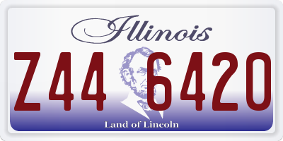 IL license plate Z446420