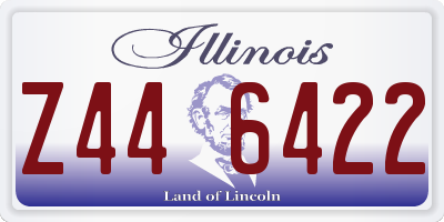 IL license plate Z446422