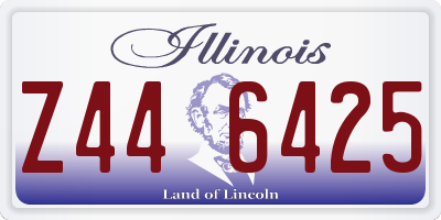 IL license plate Z446425