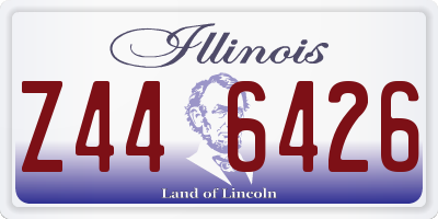 IL license plate Z446426
