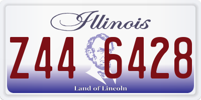 IL license plate Z446428