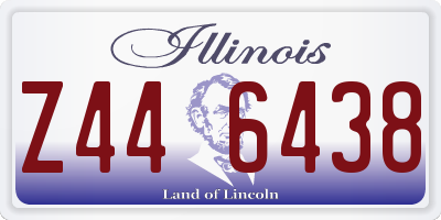 IL license plate Z446438