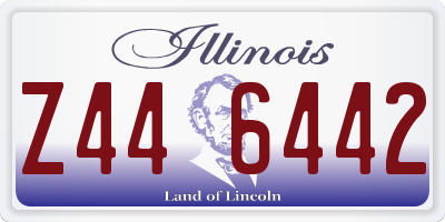 IL license plate Z446442