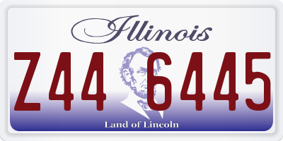 IL license plate Z446445