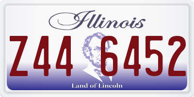 IL license plate Z446452