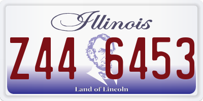 IL license plate Z446453
