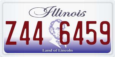 IL license plate Z446459