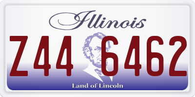 IL license plate Z446462
