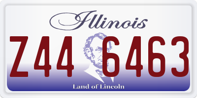 IL license plate Z446463