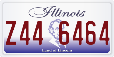 IL license plate Z446464