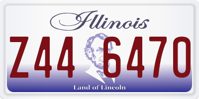 IL license plate Z446470
