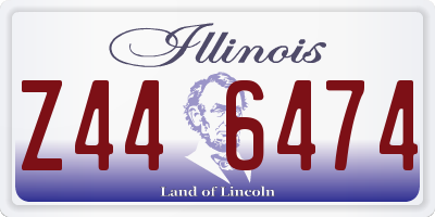 IL license plate Z446474