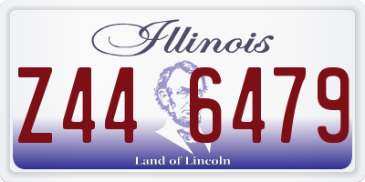 IL license plate Z446479